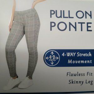 Plaid Leggings Womens sz Large Brand New Seven Jeans Brand